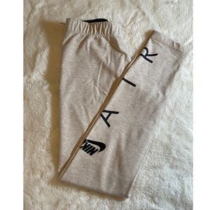 Nike air cream leggings size medium full length